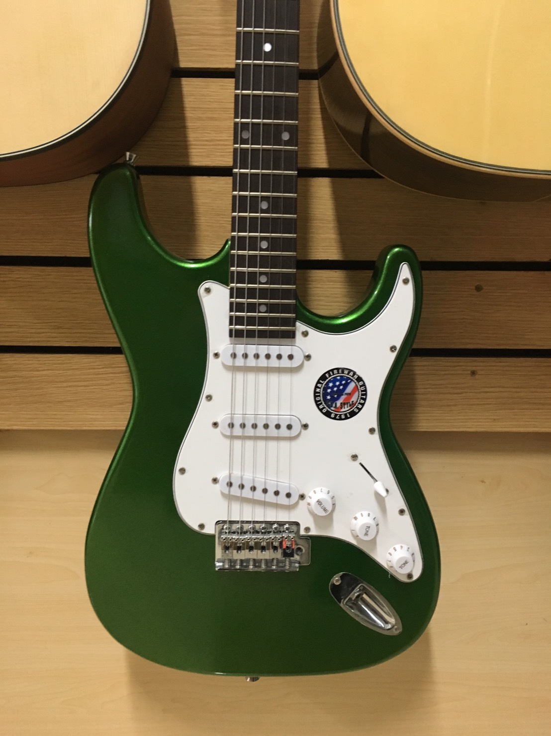 กีตาร์ไฟฟ้า firewar strat metallic green รูปที่ 1