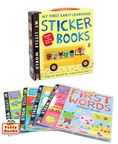 (Age 1.5 - 3) หนังสือสติ๊กเกอร์ แปะใหม่ได้ 4 เล่ม เสริมคำศัพท์ My First Early Learning Reusable Sticker Book Set (4 books, reusable stickers & wipe-clean pages)
