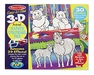 รูปย่อ (Age 4 - 7) แผ่นภาพระบายสี ขนาดใหญ่ ภาพสามมิติ 3D Marker Coloring Pad - Animal (Melissa & Doug) รูปที่1
