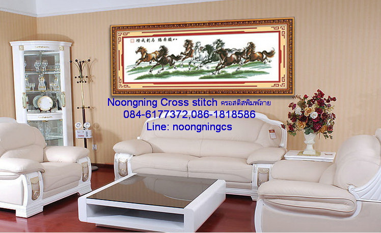  ร้านNoongningcrorssstitch ครอสติสพิมพ์ลาย (จำหน่าย ครอสติสปักสำเร็จ ตกแต่งบ้าน ,ชุดปักครอสติสจีนสวยๆ พิมพ์ลายลงบนผ้า)4 รูปที่ 3