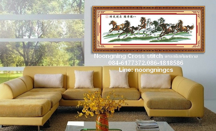  ร้านNoongningcrorssstitch ครอสติสพิมพ์ลาย (จำหน่าย ครอสติสปักสำเร็จ ตกแต่งบ้าน ,ชุดปักครอสติสจีนสวยๆ พิมพ์ลายลงบนผ้า)4 รูปที่ 4