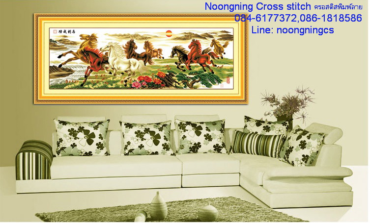  ร้านNoongningcrorssstitch ครอสติสพิมพ์ลาย (จำหน่าย ครอสติสปักสำเร็จ ตกแต่งบ้าน ,ชุดปักครอสติสจีนสวยๆ พิมพ์ลายลงบนผ้า)5 รูปที่ 4