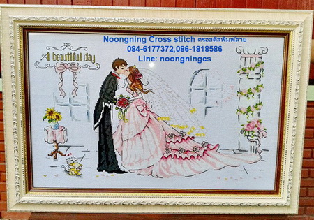  ร้านNoongningcrorssstitch ครอสติสพิมพ์ลาย (จำหน่าย ครอสติสปักสำเร็จ ตกแต่งบ้าน ,ชุดปักครอสติสจีนสวยๆ พิมพ์ลายลงบนผ้า)6 รูปที่ 4