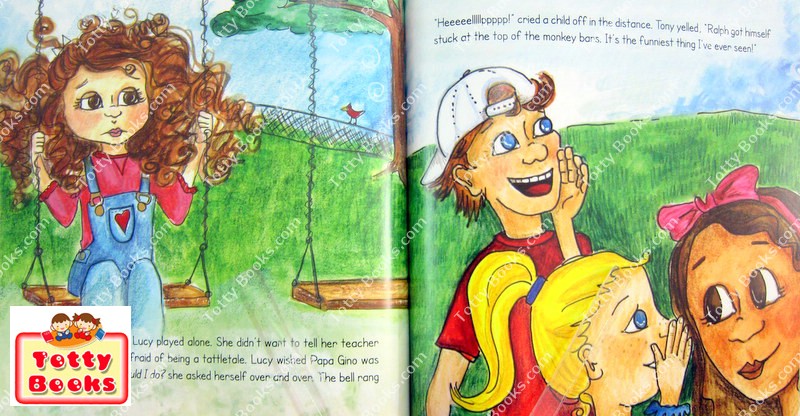 (Mom's Choice Award, Age 4 - 9) นิทานรางวัล โดนแกล้ง เป็นตัวของตัวเอง ปกอ่อน Spaghetti in a Hot Dog Bun (Paperback, Maria Dismondy) รูปที่ 4