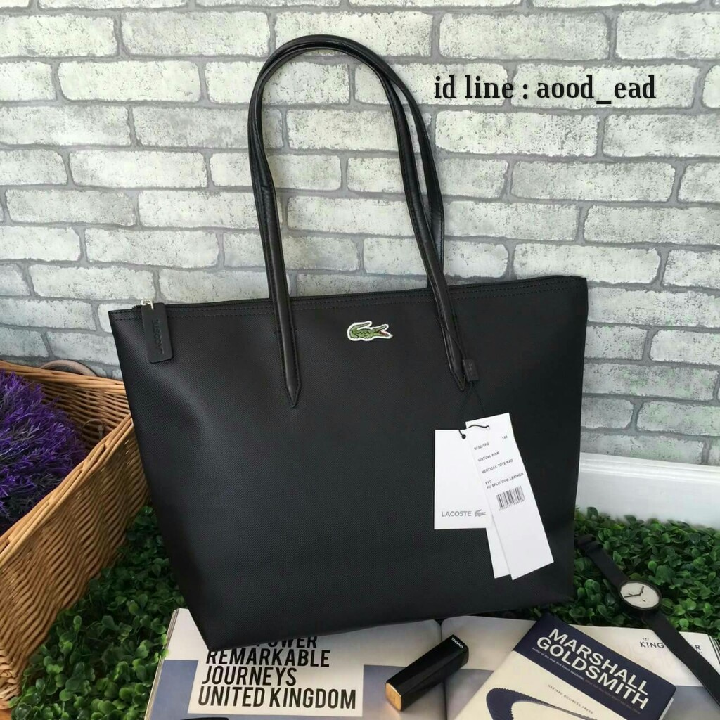 Lacoste classic tote bag รูปที่ 1