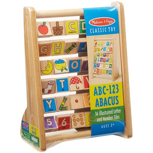 (Age 2 - 6) ของเล่นเสริมทักษะ เรียนรู้ตัวอักษร ตัวเลข ABC-123 Babcus (Melissa & Doug) รูปที่ 1