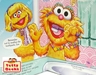รูปย่อ (Age 1.5 - 6) น่ารัก! หนังสือป๊อพอัพ มีลูกเล่น สอนน้องแปรงฟัน Ready, Set, Brush ( Sesame Street) รูปที่3