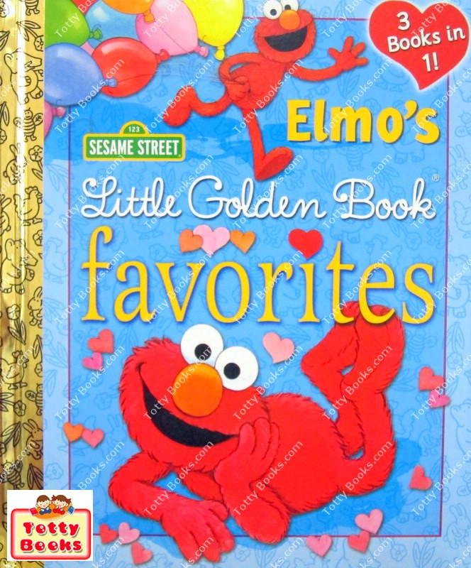 (Age 1.5 - 6) นิทานอ่านเล่น 3 เรื่องใน 1 เล่ม เซซามิสตรีท Elmo Favorite Book (3 stories in 1) รูปที่ 1