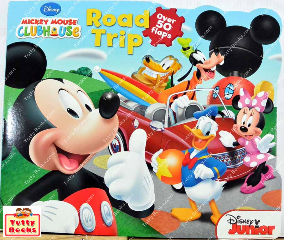หนังสือสอนคำศัพท์ + ช่องเปิดภาพกว่า 50 ภาพ! Road Trip (Mickey Mouse - Over 50 Flaps!!) รูปที่ 1