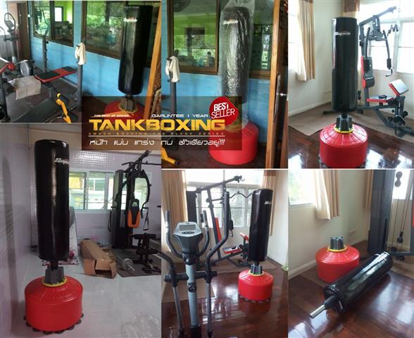 จำหน่ายกระสอบทรายตั้งพื้น Tank Boxing หนัก แน่น แกร่ง ทน ตัวเดียวอยู่ รูปที่ 7
