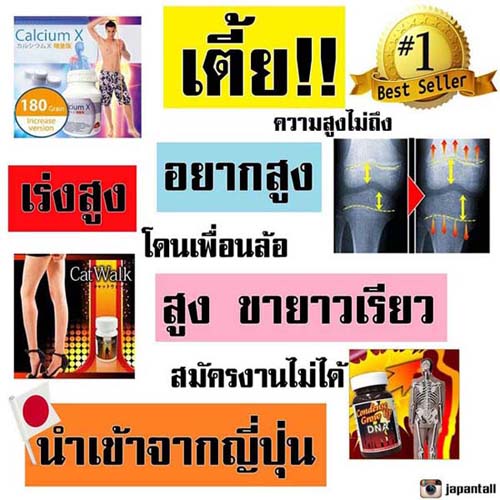 อาหารเสริมนำเข้าจากญี่ปุ่น แค่นอนก็ผอมได้ ลดขา สะโพก ลดน่อง ลดแขน เพิ่มความสูง รูปที่ 6