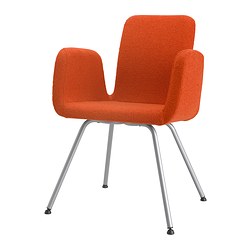 Patrik Chair Blue&Orange รูปที่ 1