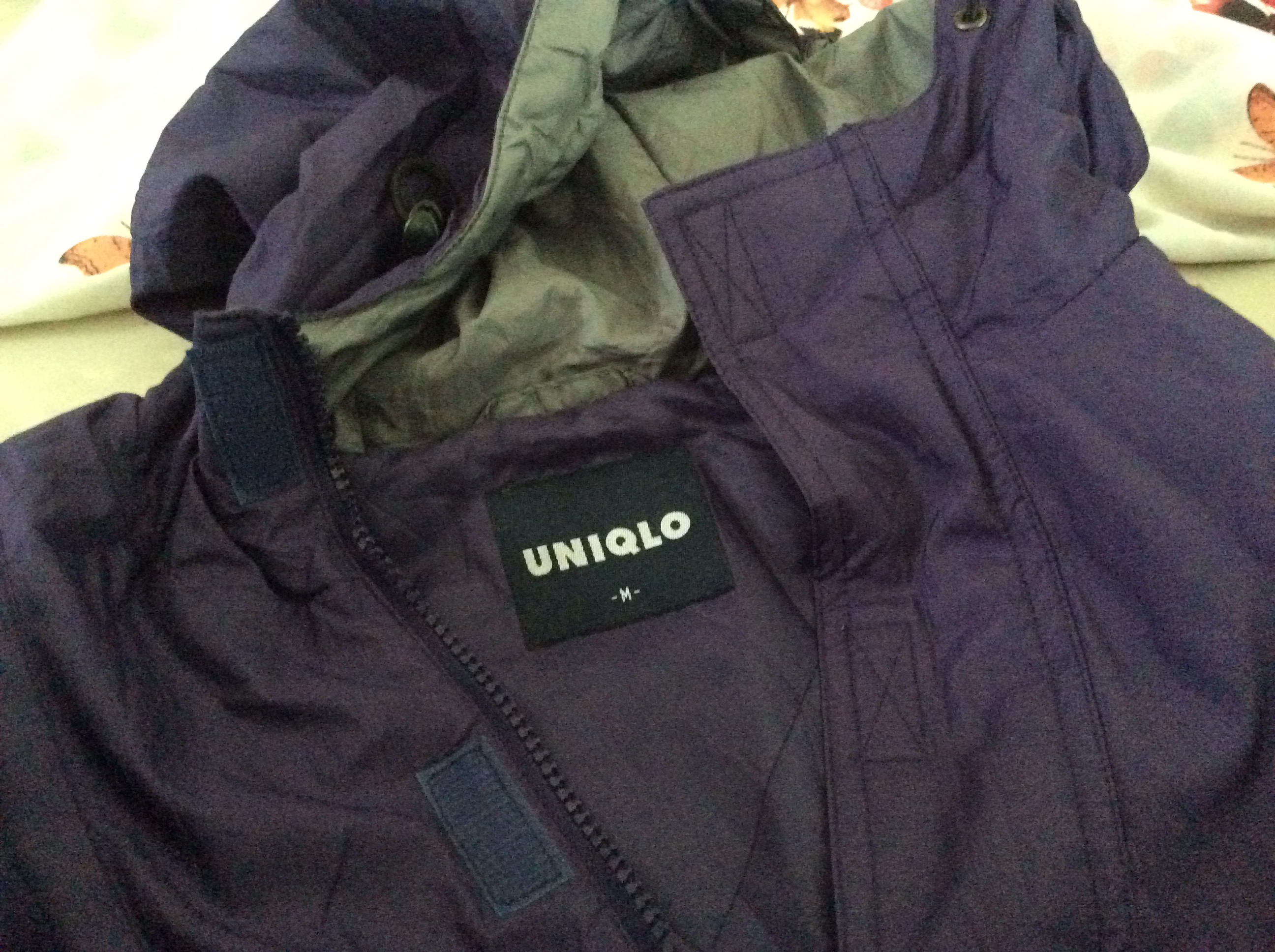 UNIQLO WIDE BREAKER jacket hoodie m เสื้อแจคเกตกันลมกันหนาวแบรนเนมจากญี่ปุ่นสภาพดีมากไซส์mยุโรปน่ะค่ะ รูปที่ 6