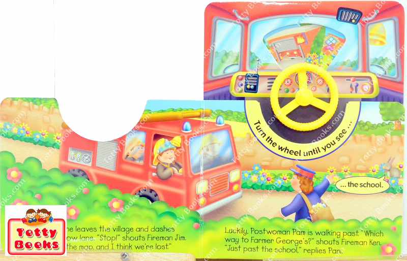 น่ารัก! (Age 1.5 - 6) นิทานบอร์ดบุ๊ก 4 เล่ม พร้อมพวงมาลัยจิ๋ว 4 Turn-the-Wheel Board Books รูปที่ 4