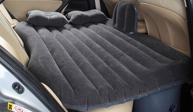 ส่งฟรี ที่นอนเป่าลม สบายๆตลอดการเดินทาง ในรถยนต์ใช้ได้กับรถยนต์ 4 ประตู ทุกรุ่น รูปที่ 1