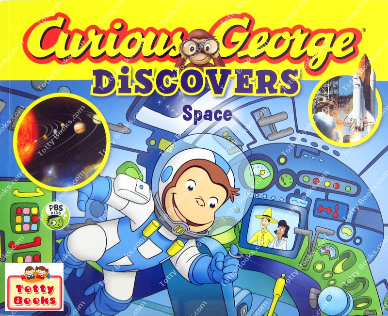 (Age 4 - 8) นิทานวิทยาศาสตร์ อ่านเล่น/ก่อนนอน อวกาศและยานอวกาศ Discover the Space (Curious George, Paperback) รูปที่ 1