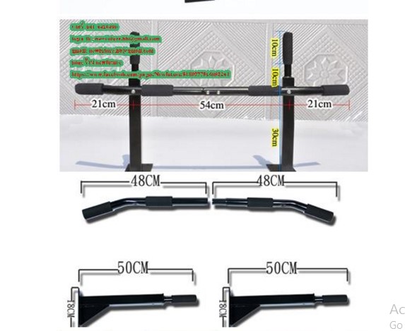 FIT-048 บาร์โหนติดผนังกำแพงรุ่นแกนบาร์แบบชิ้นเดียว Chin Up Bar ฟิตเนส กีฬา เพิ่มกล้ามเนื้อ รูปที่ 3