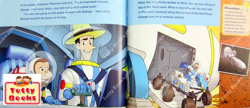 (Age 4 - 8) นิทานวิทยาศาสตร์ อ่านเล่น/ก่อนนอน อวกาศและยานอวกาศ Discover the Space (Curious George, Paperback) รูปที่ 3