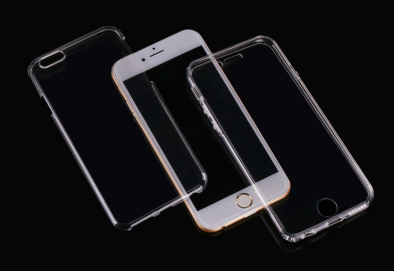 เคสไอโฟน6/6S เคส TPU ใส ประกบหน้า-หลัง รูปที่ 4
