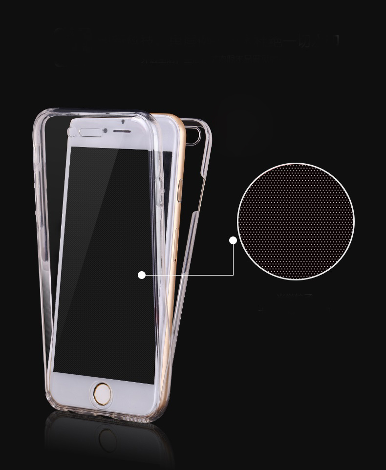 เคสไอโฟน6/6S เคส TPU ใส ประกบหน้า-หลัง รูปที่ 5