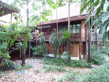 ให้เช่า บ้านทรงไทยเพื่ออยู่อาศัย แถวอโศก Rent Single Thai Style house for residence Near Asoke รูปที่ 1