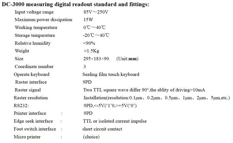 Digital Readout (DRO) for Profile Projector จอดิจิตอล์สำหรับเครื่องโปรไฟล์โปรเจคเตอร์ รูปที่ 3