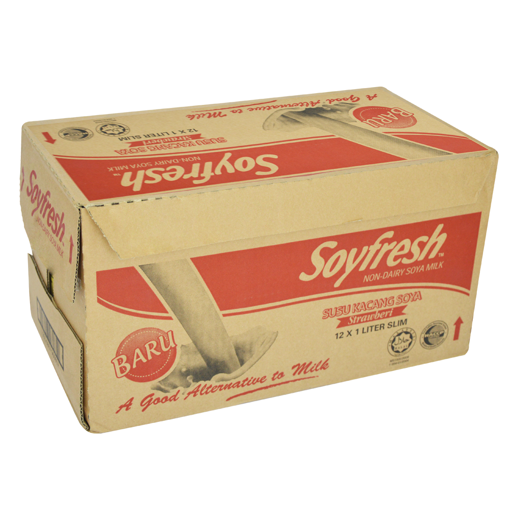 ซอยเฟรช รสสตรอเบอร์รี่ Soyfresh Strawberry 1L x 12 รูปที่ 4
