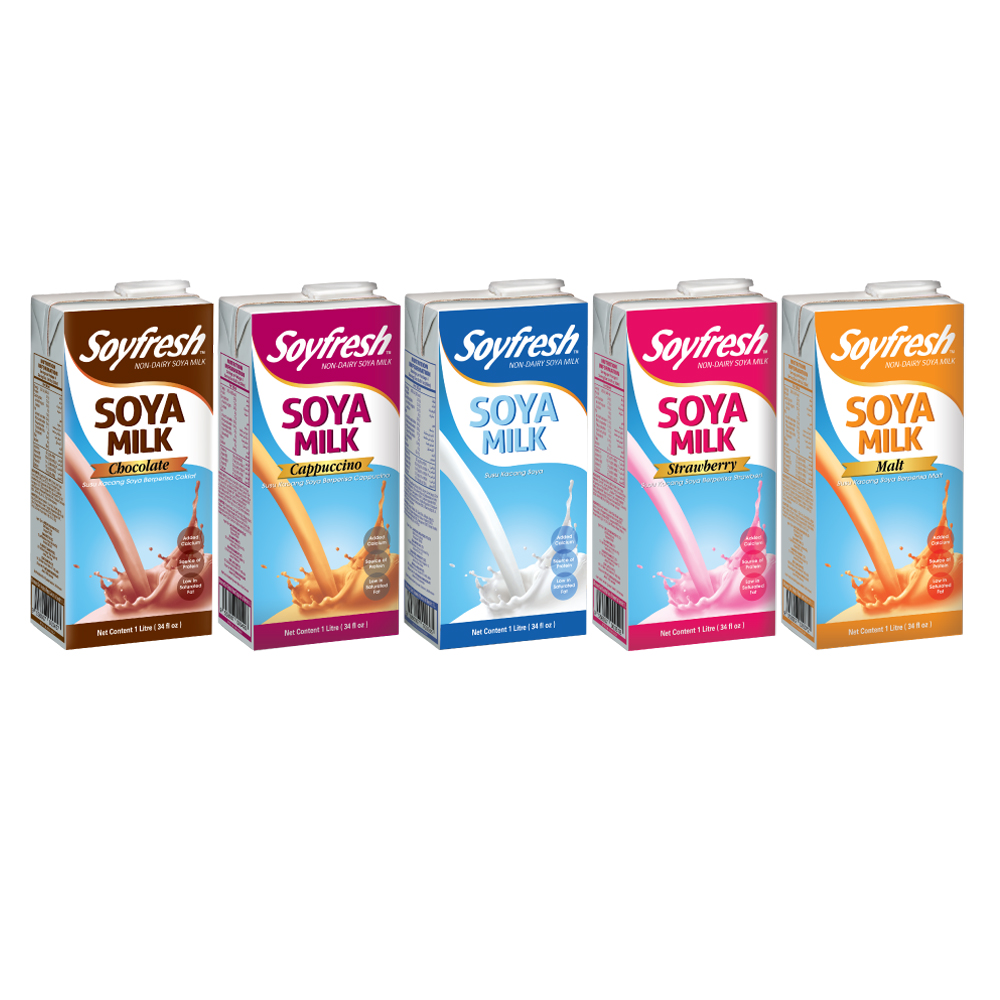 ซอยเฟรช รสคาปูชิโน่ Soyfresh Cappuccino 1L x 12 รูปที่ 3