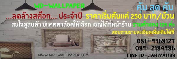 วอลเปเปอร์ติดผนัง ราคาม้วนละ 250 บาทขึ้นไป วอลเปเปอร์ติดผนังราคาถูก วอลเปเปอร์ติดผนังpantip ติดตั้งวอลเปเปอร์ Wallpaperติดผนัง พรม ผ้าม่าน มู่ลี่ ตกแต่งบ้าน สอบถาม 0892184986 ไอดีไลน์  jariya1188 วอลเปเปอร์ติดผนัง ราคาถูก ลายวอลเปเปอร์ติดผนังสวยๆ http://www.wd-wallpaper.com http://www.wd2-wallpaper.com รูปที่ 3