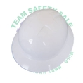 Best Safe หมวกนิรภัยแบบปีกรอบ สีขาว มาตรฐาน USA รุ่น Full Brim