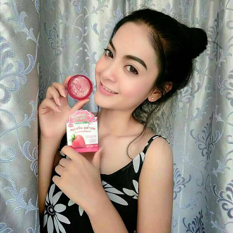 สบู่เซรั่มหน้าสด,Minako Strawberry Serum รูปที่ 2