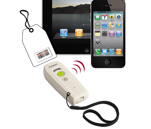 บาร์โค้ด Z-3251BT ไร้สาย Laser  Handy Bluetooth Scanner, w/Battery, Mini-USB, Adaptor	Compact, light weight and portable  • Compatível com dispositivos iOS/Android e PC Windows  • 32-bit microprocessor รูปที่ 4