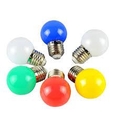 จำหน่ายหลอดปิงปอง LED รุ่น 1W ชนิดแสงwhite,warm white,red,green,blue