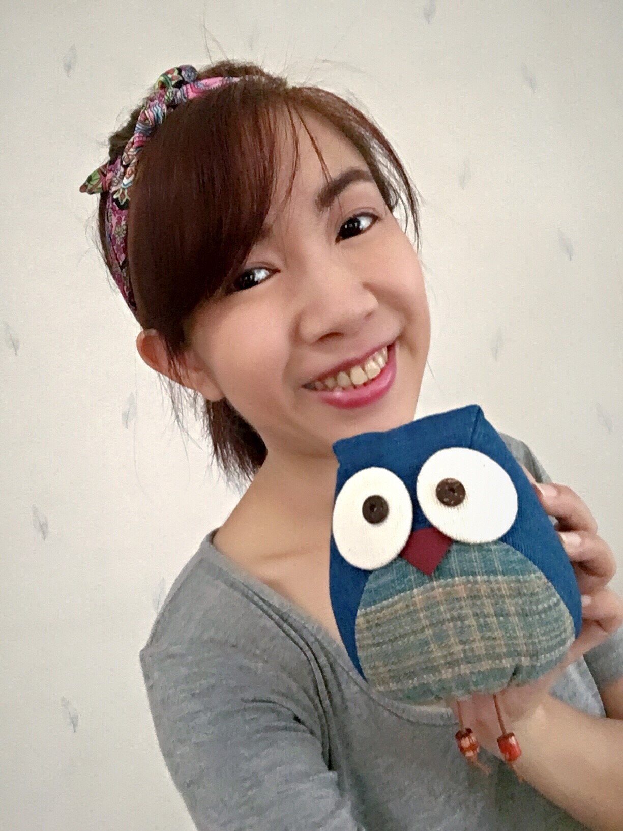 นกฮูก ผ้าทอมือ (งาน handmade) รูปที่ 5