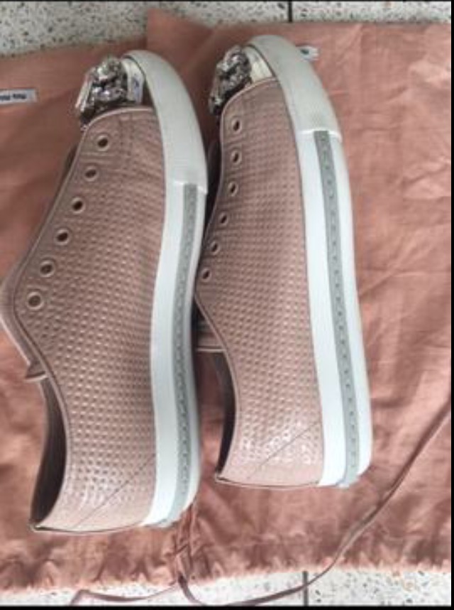 miu miu shoes รองเท้าmiu miu ใส่สองครั้งสภาพมือ1 รูปที่ 7