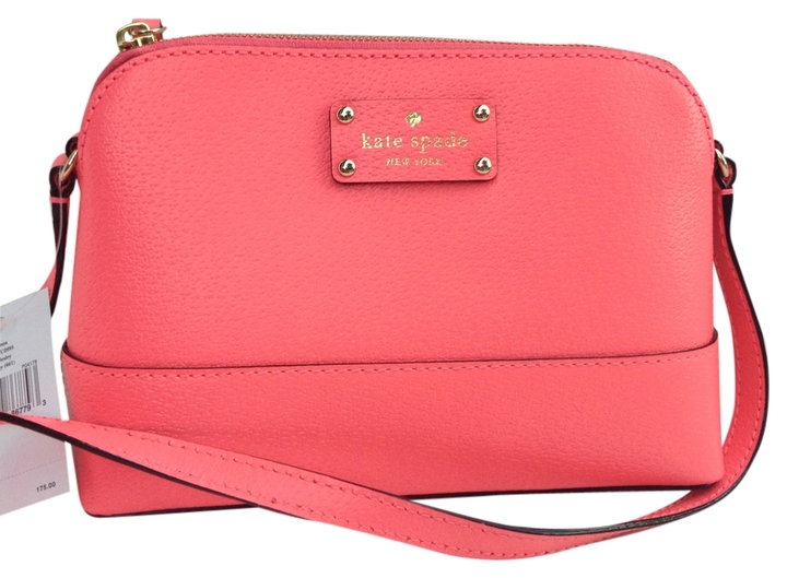 กระเป๋าสะพายข้าง Kate Spade Hanna สีชมพูเข้ม ของใหม่ป้ายห้อย ของแท้จาก USA เคทเสปท เคทสเปด เคทสเป๊ด เคทสเป๊ท รูปที่ 1