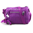 Kipling Wes Crossbody Bag HB6555 486 สีม่วง Tile Purple ของใหม่ป้ายห้อย ของแท้จาก USA กระเป๋า Kipling กระเป๋าลิง ของแท้เท่านั้น