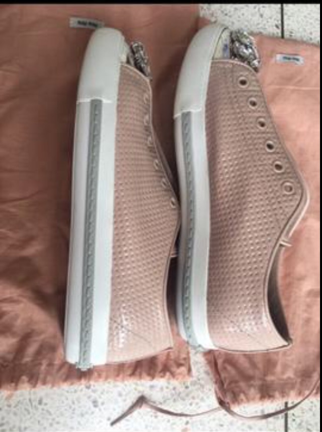 miu miu shoes รองเท้าmiu miu ใส่สองครั้งสภาพมือ1 รูปที่ 5
