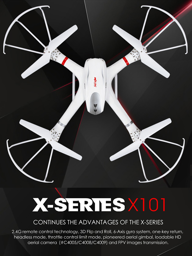 MJX-X101 Wifi FPV โดรนไซต์ใหญ่มากฟังค์ชั่น กล้องชัดระบบ HD รูปที่ 6