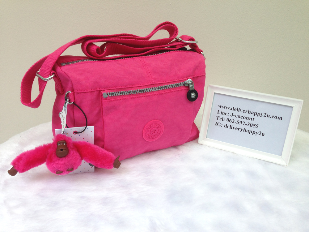 Kipling Wes Crossbody Bag HB6555 585 สีชมพู Hydrangea ของใหม่ป้ายห้อย ของแท้จาก USA กระเป๋า Kipling กระเป๋าลิง ของแท้เท่านั้น รูปที่ 1