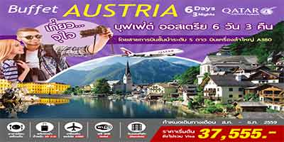 BUFFET AUSTRIA เที่ยวจุใจ บุฟเฟ่ต์ ออสเตรีย ราคา้พียง 37,555 รูปที่ 1