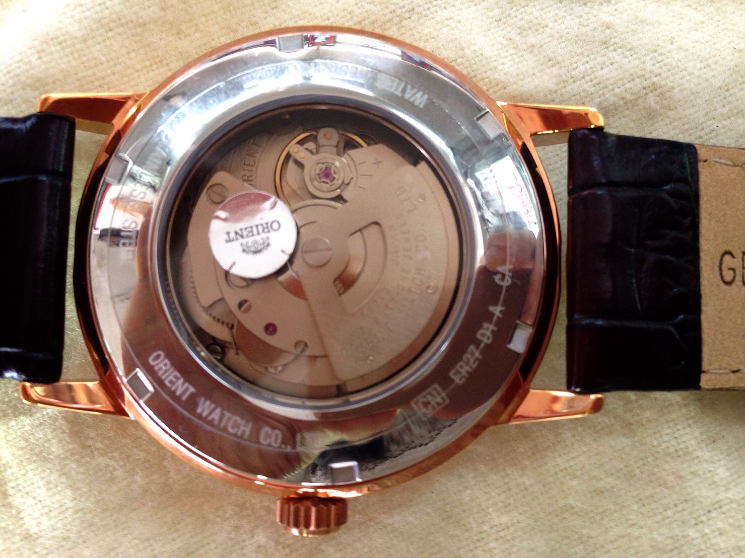 Orient pink gold Automatic รูปที่ 3