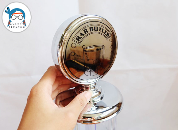 หลอดเบียร์ปั้มน้ำมัน,หลอดเบียร์ 1 ลิตร 2หัวจ่าย แบ่งได้2น้ำคะ(Bar Butler Liquor Pump) รูปที่ 6