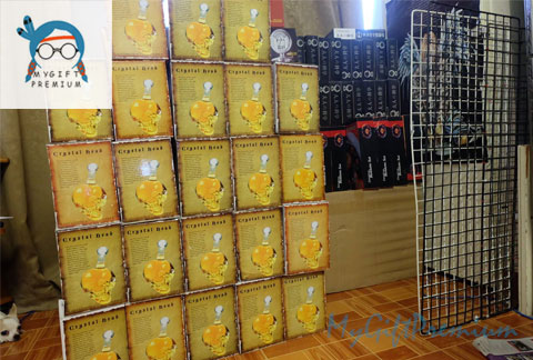 ขวดใส่เหล้าหัวกะโหลก 1000ML.(crystal head) รูปที่ 4