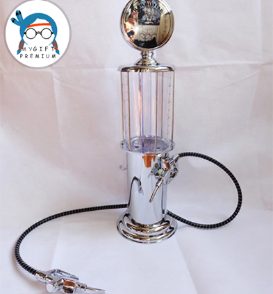 หลอดเบียร์ปั้มน้ำมัน,หลอดเบียร์ 1 ลิตร 2หัวจ่าย แบ่งได้2น้ำคะ(Bar Butler Liquor Pump) รูปที่ 4