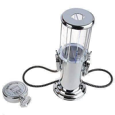 หลอดเบียร์ปั้มน้ำมัน,หลอดเบียร์ 1 ลิตร 2หัวจ่าย แบ่งได้2น้ำคะ(Bar Butler Liquor Pump) รูปที่ 2