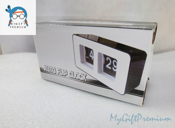นาฬิกาตั้งโต๊ะ นาฬิกาCreative Auto flip clock นาฬิกาบานพับ รูปที่ 7