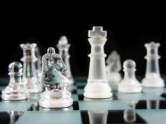 ชุดหมากรุกฝรั่ง อะครีลิก เกมส์กระดานหมากรุกฝรั่ง หมากรุกแก้ว ,(GLASS CHESS SET) รูปที่ 2