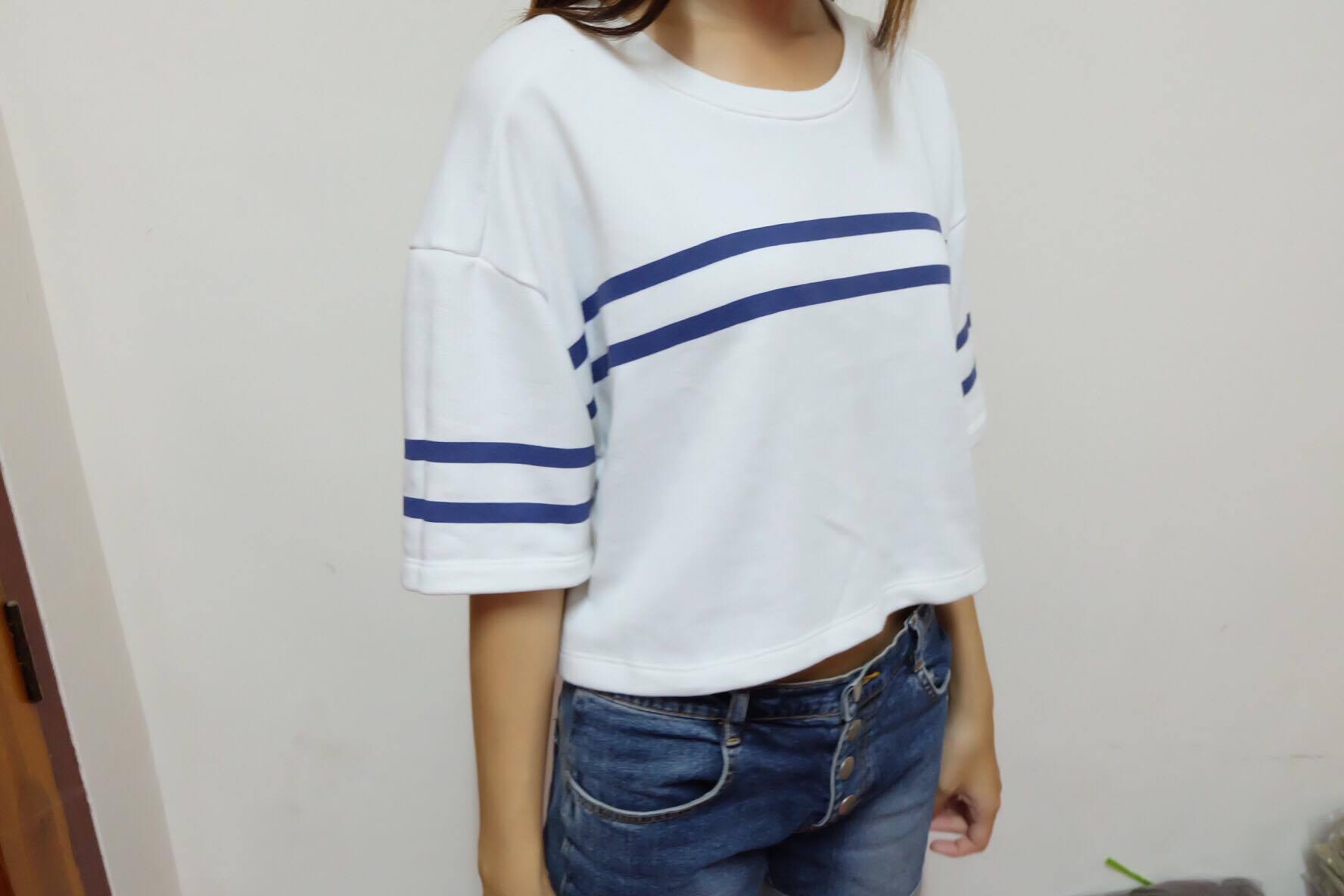 เสื้อครอปoversize รูปที่ 3