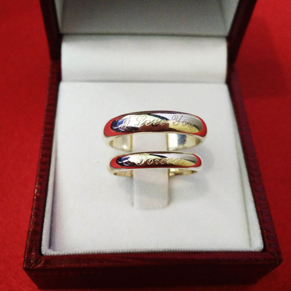 ขาย สั่งทำ แหวนคู่รัก แหวนหมั้น แหวนแต่งงานราคากันเอง รูปที่ 1
